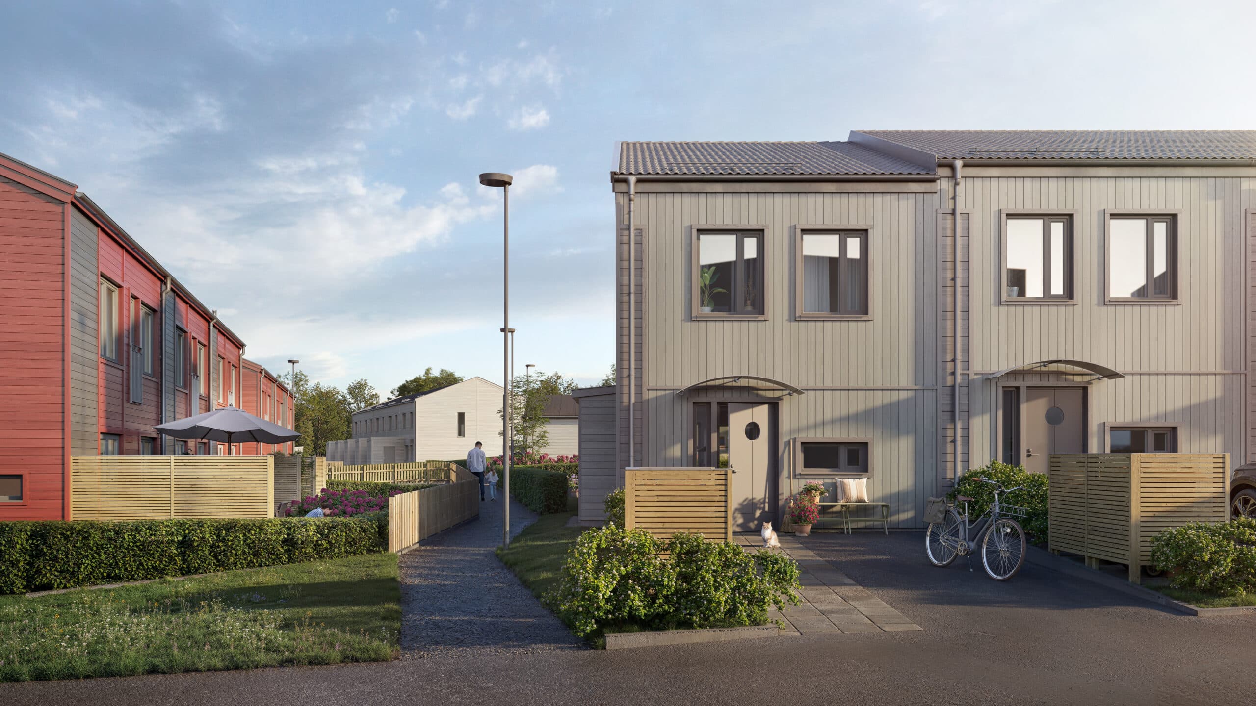 Radhus Almas Trädgård på Samset, Jönköping.